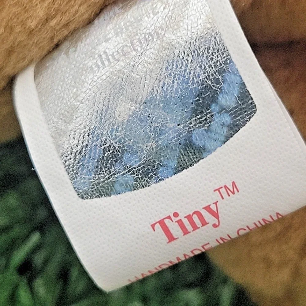1998‎ Ty Beanie Baby Tiny the Chihuahua Rare, Rare Tag Errors Plushie Puppy